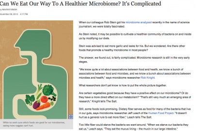 Can we eat our way to a healthier microbiome? It’s complicated.